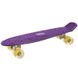 Пенни Скейт Борд Фиолетовый со светящимися колесами