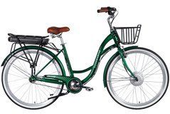 Электровелосипед 28" ST Dorozhnik eAQUAMARINE BH рама-19" 36В 13А*ч 500Вт зеленый YS 902 с корзиной 2026
