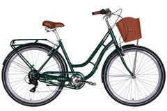 Міський велосипед 28" Dorozhnik CORAL 2022 (темно-зелений)