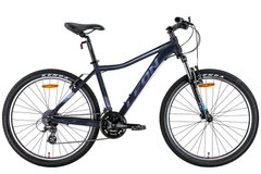 Гірський велосипед 26" Leon HT-LADY AM preload Vbr 2022 (чорний з бузковим (м))