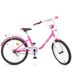 Велосипед Дитячий Flower 20д. малиновий, малиновый