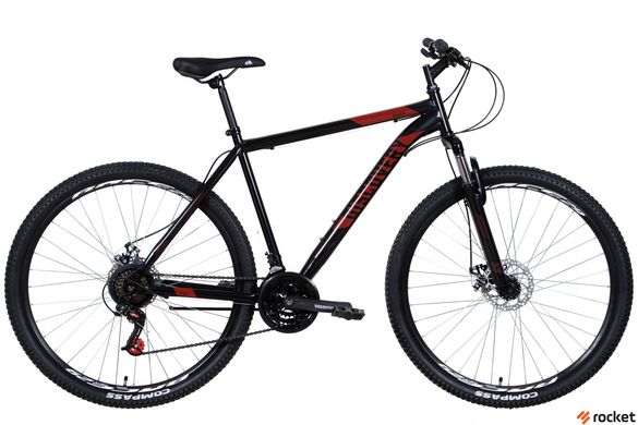 Гірський велосипед ST 29" Discovery RIDER AM DD рама-2022 (чорно-червоний)