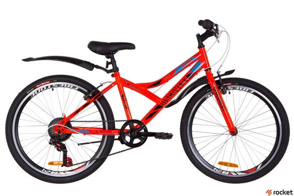 Велосипед Подростковый Discovery FLINT 24д. Оранжевый, оранжевый