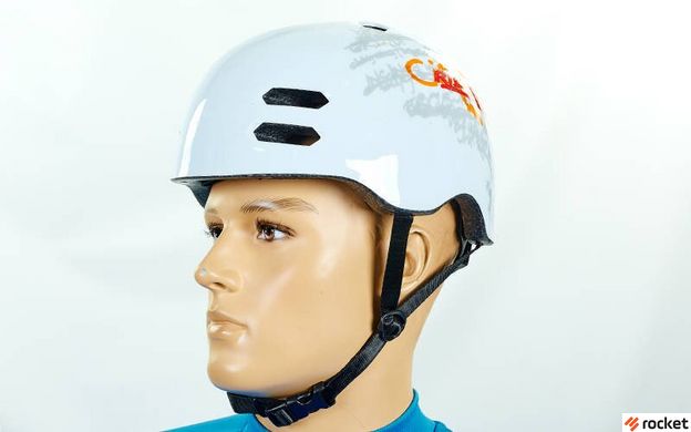Шлем для экстримального спорта Белый Размер L (58-61)