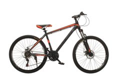 Горный велосипед Oskar 26"M124 серо-оранжевый (26-m124-gr+or)