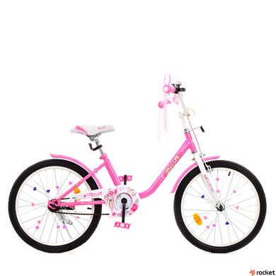 Велосипед Дитячий від 6 років Profi Flower 20д. Рожевий