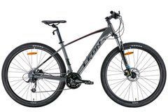 Дорослий велосипед 29" Leon TN-80 AM Hydraulic lock out HDD 2022 (графітовий з чорним та червоним (м))