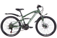 Дорослий велосипед 24" Formula BLAZE AM2 DD 2022 (темно-зелений (м))
