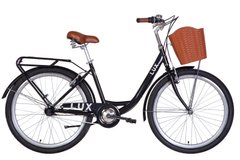 Городской велосипед 26" Dorozhnik LUX PH 2022 (черный (м))