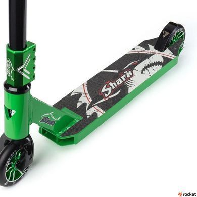 Самокат трюковой Fox Pro Shark/ Green