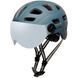 Шлем для катания защитный Cairn Quartz Visor LED USB grey 52-58