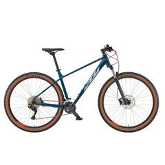 Горный велосипед KTM ULTRA FLITE 29" рама M/43, синий (серебристо-оранжевый), 2022