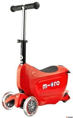 Самокат Micro Mini2go Red Deluxe Plus