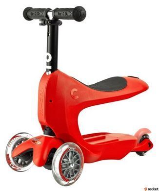 Самокат Micro Mini2go Red Deluxe Plus