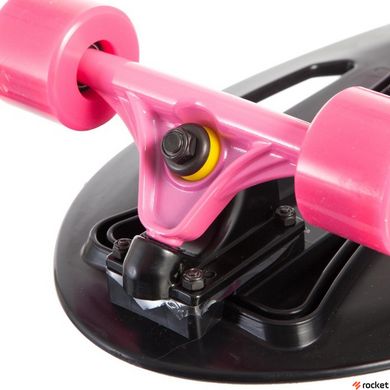 Скейтборд пластиковый FISH Nemo Черный/Розовый