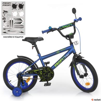 Детский велосипед от 4 лет Profi Dino 16" Blue
