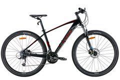 Дорослий велосипед 29" Leon TN-80 AM Hydraulic lock out HDD 2022 (чорний з червоним (м))