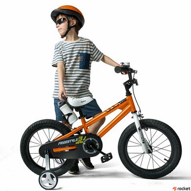 Велосипед Детский от 3 лет RoyalBaby FREESTYLE 14д. Оранжевый
