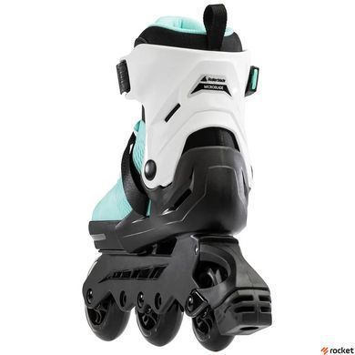 Роликовые коньки детские Rollerblade Microblade 3WD 2023 aqua-white 33-36.5