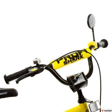 Велосипед детский от 5 лет Profi Shark 18д. Желтый