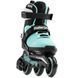 Роликовые коньки детские Rollerblade Microblade 3WD 2023 aqua-white 33-36.5