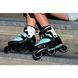 Роликовые коньки детские Rollerblade Microblade 3WD 2023 aqua-white 33-36.5