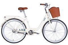 Городской велосипед ST 26" Dorozhnik LUX Velosteel рама-17" слоновая кость 2026