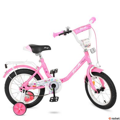 Велосипед Детский от 3 лет Flower 14д. Розовый