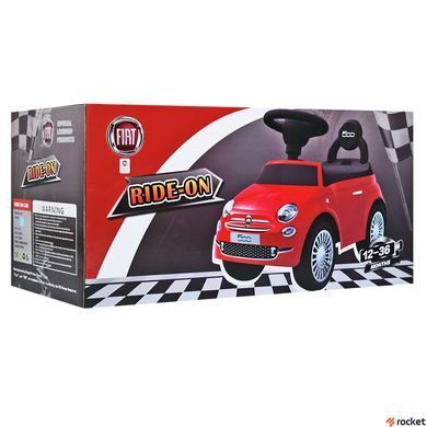 Машинка каталка-толокар Fiat Голубая