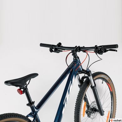 Взрослый велосипед KTM ULTRA FLITE 29" рама M/43, синий (серебристо-оранжевый), 2022
