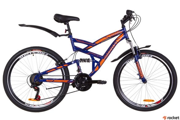 Горный велосипед Discovery CANYON 26д. Сине-оранжевый