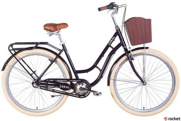 Городской велосипед 28" Dorozhnik CORAL PH 2022 SHIMANO NEXUS (темно-серый)