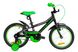 Велосипед Детский от 4 лет FORMULA STORMER 16д. Черно-зеленый
