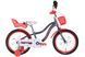 Велосипед от 5 лет детский ST 18" Formula Kid ALICIA BH рама-9" серый с белым и коралловым 2026
