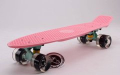 Скейтборд Пенні Борд Рожевий з колесами що світяться, Рожевий