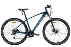 Дорослий велосипед 29" Leon TN-80 AM Hydraulic lock out HDD 2022 (синій із чорним)