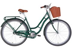 Городской велосипед 28" Dorozhnik CORAL PH 2022 SHIMANO NEXUS (темно-зеленый)