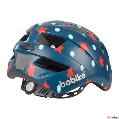 Шлем велосипедный детский Bobike Plus / Navy Stars / S 52-56