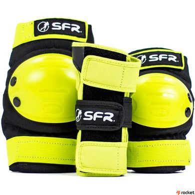 Набор защиты для катания SFR Ramp Jr black-lime S