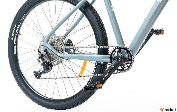 Взрослый велосипед Spirit Echo 7.4 27,5", рама L, серый, 2021