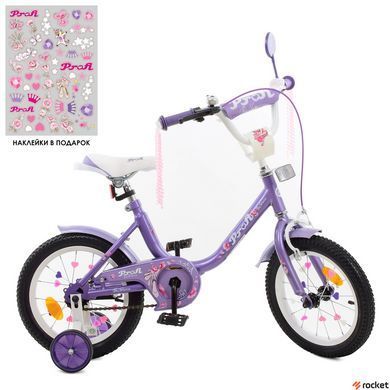 Детский велосипед от 3 лет Profi Ballerina 14" Violet