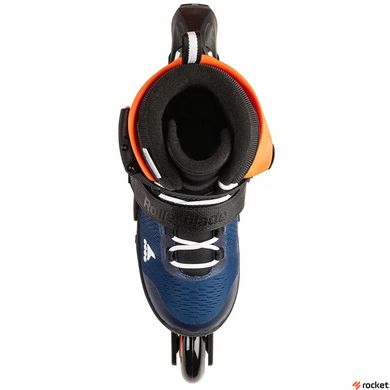 Роликовые коньки Rollerblade Microblade 2023 midnight blue-warm orange 33-36.5