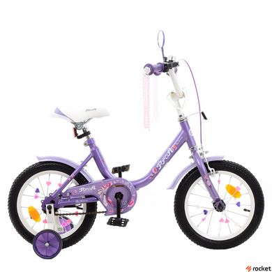 Детский велосипед от 3 лет Profi Ballerina 14" Violet