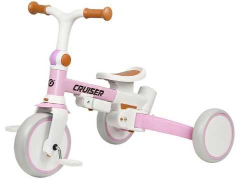 Триколісний велосипед Cruiser Milano 6in1 Pink купити за