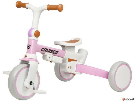 Триколісний велосипед Cruiser Milano 6in1 Pink