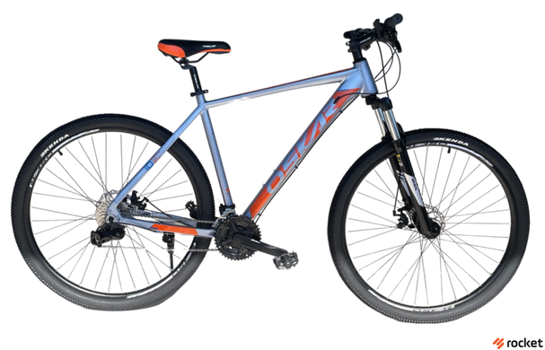 Горный велосипед Oskar 29" Spirit 18" серо-оранжевый