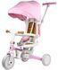 Триколісний велосипед Cruiser Milano 6in1 Pink