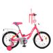 Детский велосипед от 4 лет Profi Blossom 16" Сrimson